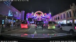Celebrating Deepavali in Little India with BlackVue 4K Dashcam