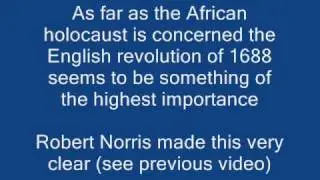 English revolution African holocaust
