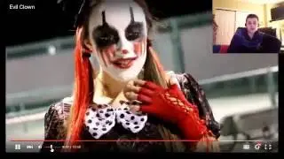 Evil clown reaction