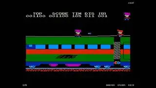 Вектор-06Ц, игра Stop the train (1990)