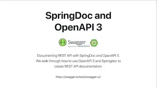 Documenting Spring boot REST API with SpringDoc and OpenAPI 3.