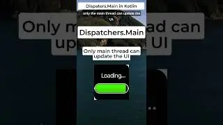 43. BackToCoding Shorts: Kotlin's Dispatcher.Main Decoded in 60 Secs