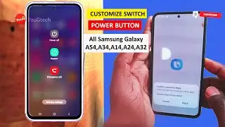 GALAXY A54 5g Customize Power Button | galaxy a54 5g tips and tricks