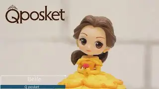 Обзор фигурки Белль с розой Q posket Petit. Petit: Belle preview