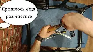 Амортизатор коляски мотоцикла Иж. как устроен? как чинить?