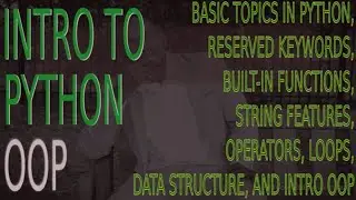 Full Lesson Regarding Object-Oriented Programming in Python JT Devs #j