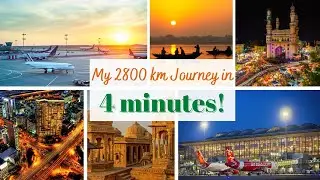 My 2800 km journey in 4 minutes! | Tamil Nadu - Chennai - Hyderabad - Dhaka - Jashore | 9 April 2023