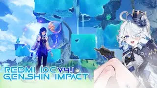 Redmi 10c test genshin impact 4.1(bang udah bang jangan di paksa bang :v)