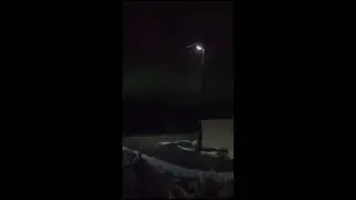 Северное сияние на уральских широтах