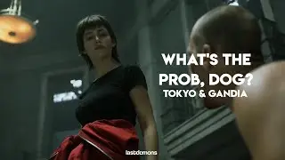 tokyo and gandia of money heist - what's the prob, dog?