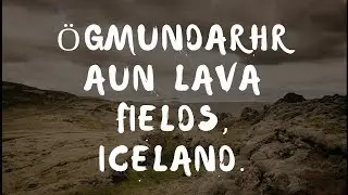 ÖGMUNDARHRAUN LAVA FIELDS, ICELAND.