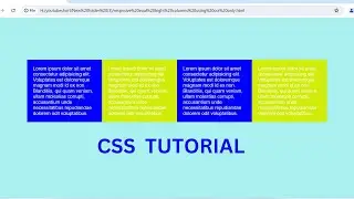 Responsive equal height columns  using only css with source code|| html css tutorial