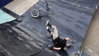 Жёсткие падения! Трюки на BMX и MTB
