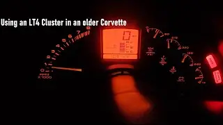 Using an LT4 8k cluster in an 92 LT1 - The differences and a look inside