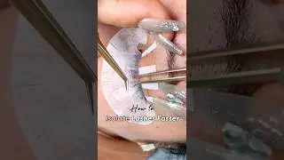 How To Isolate Lashes Faster For #lashextensions ? #shorts #lashtutorial