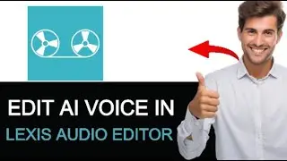 How to Edit AI Voice in Lexis Audio Editor (EASY)