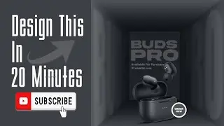 How I designed this product banner design in 20mins.
