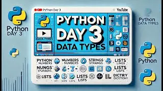 Python Day 3:DATA TYPES | 75-Day Coding Challenge