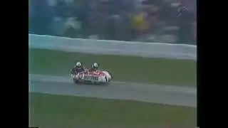 Egbert Streuer - Bernard Schnieders zijspan winnen TT Assen