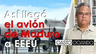 Así llegó el AVIÓN DE MADURO a EEUU