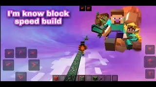 how to Minecraft Sky war block speed build