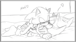 Besitos 7w7 +14 💙[Cómic Sonadow]🧡 [Créditos a su autor] Kisses 7w7 🧡[Credits to its author]💙