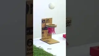 DIY Cardboard Basketball #shorts