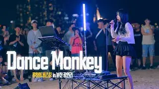 광안리 버스킹 무대에 올라온 예쁜 누나의 레전드 음색  🎵 Dance Monkey - Tones And I (​🇸​​🇴​​🇳​​🇬​ ​🇧​​🇾​ 수니그룹 류하) [4K]