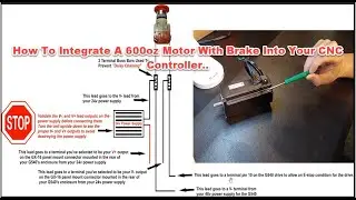 How To Integrate A 600oz Motor With Brake Into Your CNC Controller..