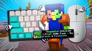 [250k Pack Preview] Keyboard + Mouse Sounds (Handcam) - Hypixel
