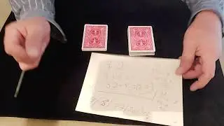 СТАРЫЙ МАТЕМАТИЧЕСКИЙ ТРЮК / ОБУЧЕНИЕ ФОКУСАМ С КАРТАМИ
