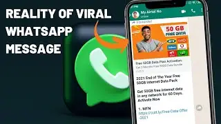Be Aware of the Viral WhatsApp message "2021 End of The Year Free 50GB Internet Data pack" scheme