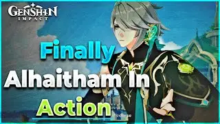 Alhaitham Full Fight Cutscene English | Genshin 3.0