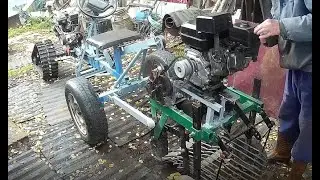 КАРТОФЕЛЕКОПАЛКУ цепляем на ЛЫЖНЫЙ МОДУЛЬ