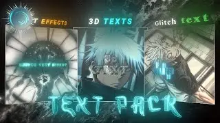 Premium AE-Style Text Pack for Alight Motion 🔥 | Smooth Text Effects | 
