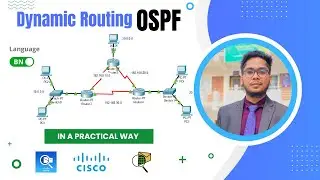 Dynamic Routing OSPF Simulation in Cisco Packet Tracer | Bangla Tutorial