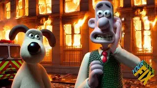 Wallace and Gromit Burn Down Aardman Animations