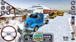 Construction Simulator #2 - Snowplow Truck Games Android IOS gameplay
