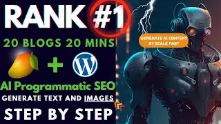 How To Rank On Google With AI Text & Images | Programmatic SEO