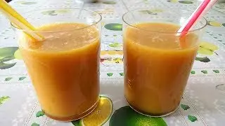 Натуральный ПЕРСИКОВЫЙ СОК без химии для детей. Вкусный ФРЕШ. Домашний сок из персика за 5 минут.