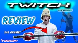 I tried the NEW Bauer Twitch hockey stick