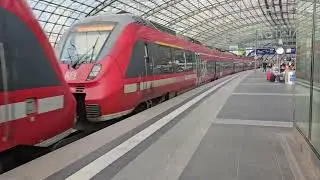 DB Class 442 - 442131 + 442334 departing Berlin Hauptbahnhof Station on 09/09/25