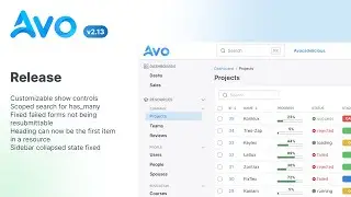 Avo 2.13 for Rails - Customizable controls on the show page, scoped search for has_many and more