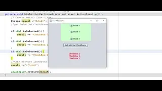 Java JCheckBox  in NetBeans | ActionListener | Multiline JLabel