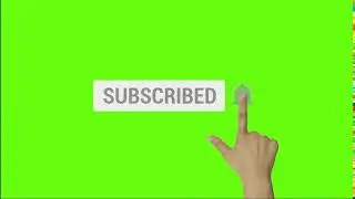 Green Background Video Subscribe Button