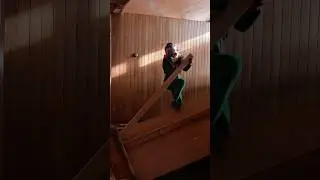 We tore down our first wall in our abandoned home