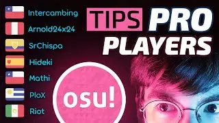 PRO PLAYERS ME DICEN CÓMO MEJORAR EN OSU!