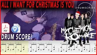 All I Want For Christmas Is You - My Chemical Romance | DRUM SCORE Sheet Music | 