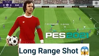 Long Range Shot By Beckenbauer 😱 | PES2021 | YAZ efootball