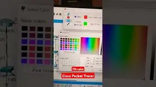 Fill Color | Cisco Packet Tracer #networkengineerstuff #ccna #ciscopackettracer #cisco